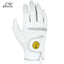 1pc Men Golf Glove Micro Soft Fabric Breathable Comfortable Fitting With Magnetic Marker Replaceable For Golfers White - Slobuy