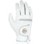 1pc Men Golf Glove Micro Soft Fabric Breathable Comfortable Fitting With Magnetic Marker Replaceable For Golfers White - Slobuy