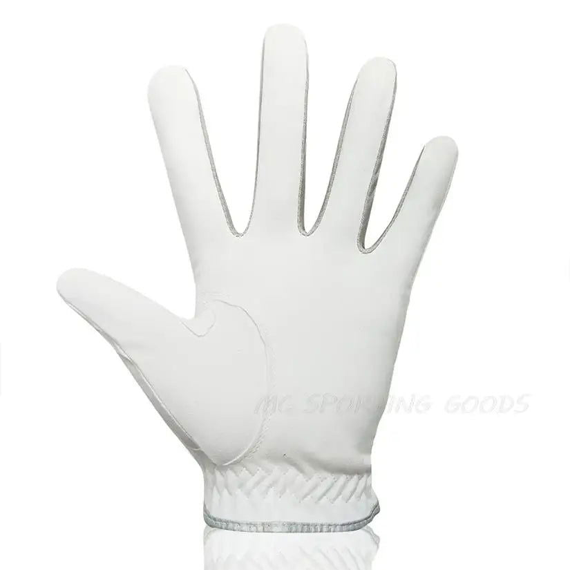 1pc Men's Golf Glove Micro Soft Fabric Breathable Golf Gloves With Magnetic  Marker Replaceable White Glove - Slobuy