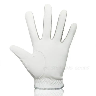1pc Men's Golf Glove Micro Soft Fabric Breathable Golf Gloves With Magnetic  Marker Replaceable White Glove - Slobuy