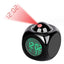 1pc Multifunction Projection Chime Clock LED Light Alarm Clock Voice Prompt Temperature Chime Clock Projection Clock - Slobuy