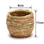 1pc Natural Handmade Straw Bird Nest Pigeon House Parrot Nest Warm Pet Bedroom Courtyard Small Animal Bird Cages - Slobuy