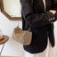 1pc New Portable Fashion Women's Crossbody Bag With Bright Diamonds And Metal Chains PU Material For Dinner Parties Everyday - Slobuy
