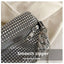 1pc New Portable Fashion Women's Crossbody Bag With Bright Diamonds And Metal Chains PU Material For Dinner Parties Everyday - Slobuy