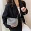 1pc New Portable Fashion Women's Crossbody Bag With Bright Diamonds And Metal Chains PU Material For Dinner Parties Everyday - Slobuy