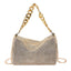 1pc New Portable Fashion Women's Crossbody Bag With Bright Diamonds And Metal Chains PU Material For Dinner Parties Everyday - Slobuy