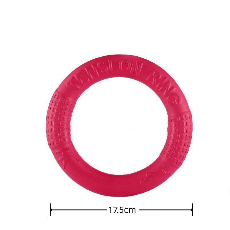 1pc Orange Dog Toys Pet Flying Disk Training Ring Puller EVA Interactive Training Ring Puller Resistant for Dogs - Slobuy