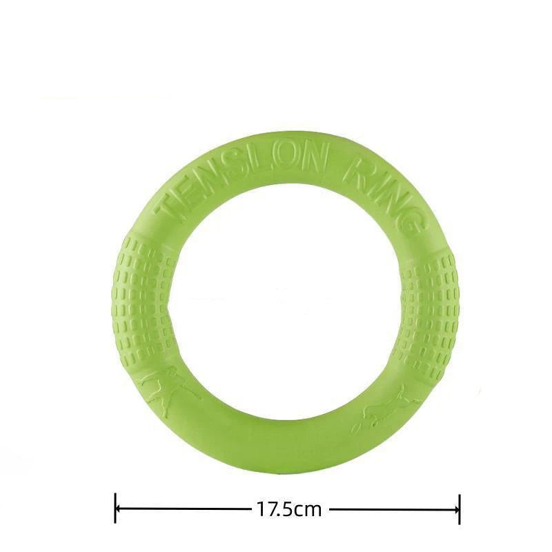 1pc Orange Dog Toys Pet Flying Disk Training Ring Puller EVA Interactive Training Ring Puller Resistant for Dogs - Slobuy