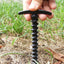 1pc Outdoor Camping Tent Pegs Ground Nails Screw Anchor Stakes Pegs Hiking Tent Stakes Pins Tent Accessories - Slobuy