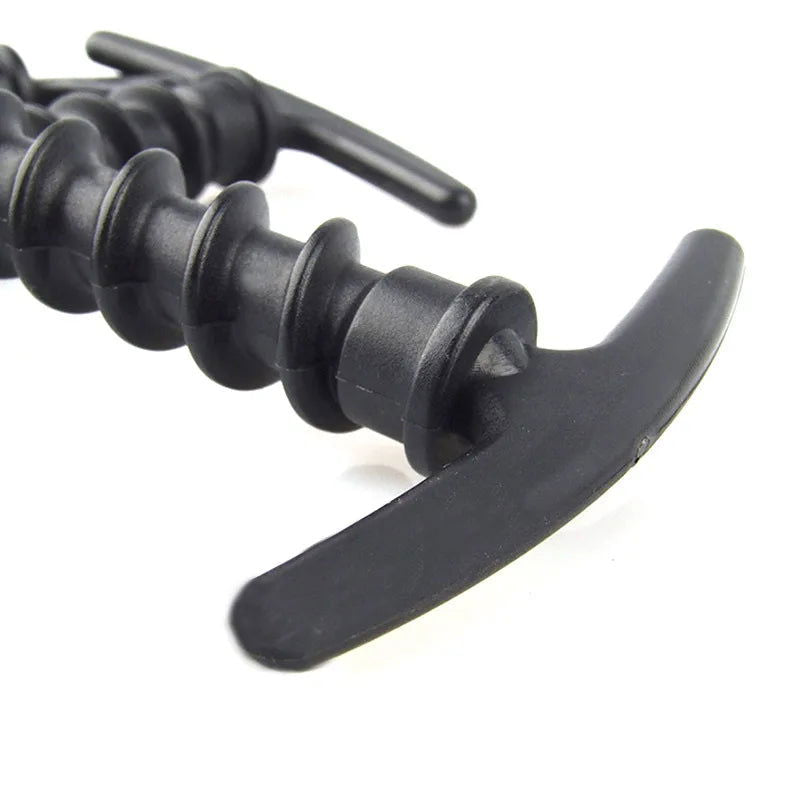 1pc Outdoor Camping Tent Pegs Ground Nails Screw Anchor Stakes Pegs Hiking Tent Stakes Pins Tent Accessories - Slobuy