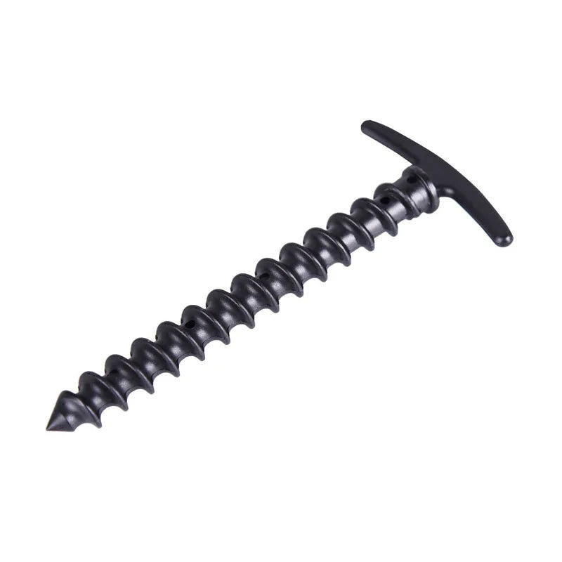 1pc Outdoor Camping Tent Pegs Ground Nails Screw Anchor Stakes Pegs Hiking Tent Stakes Pins Tent Accessories - Slobuy