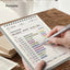 1pc Planner Agenda Spiral A5 Notebook Schedules Daily Plan To Do List Notepad 160 Pages Thick Office School Supplies Stationery - Slobuy