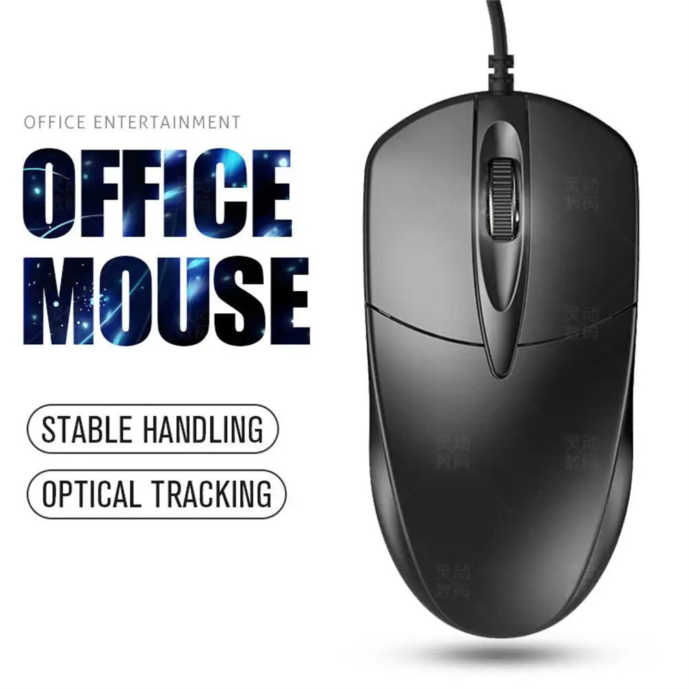 1pc Professional Office Usb Optical Gaming  Mouse Ultra Slim Silent Ergonomic Design Computer Laptops Notebook Accessories - Slobuy
