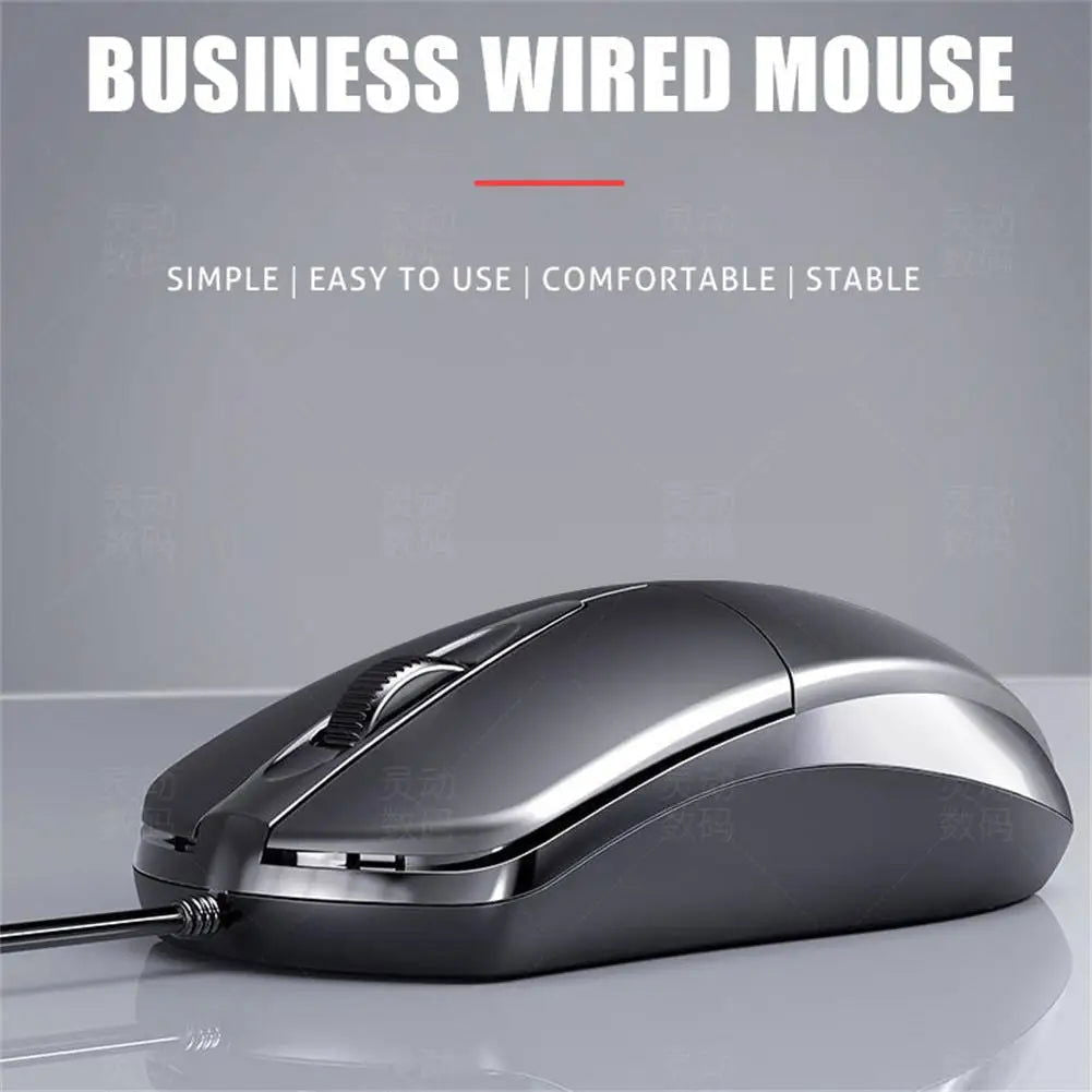 1pc Professional Office Usb Optical Gaming  Mouse Ultra Slim Silent Ergonomic Design Computer Laptops Notebook Accessories - Slobuy