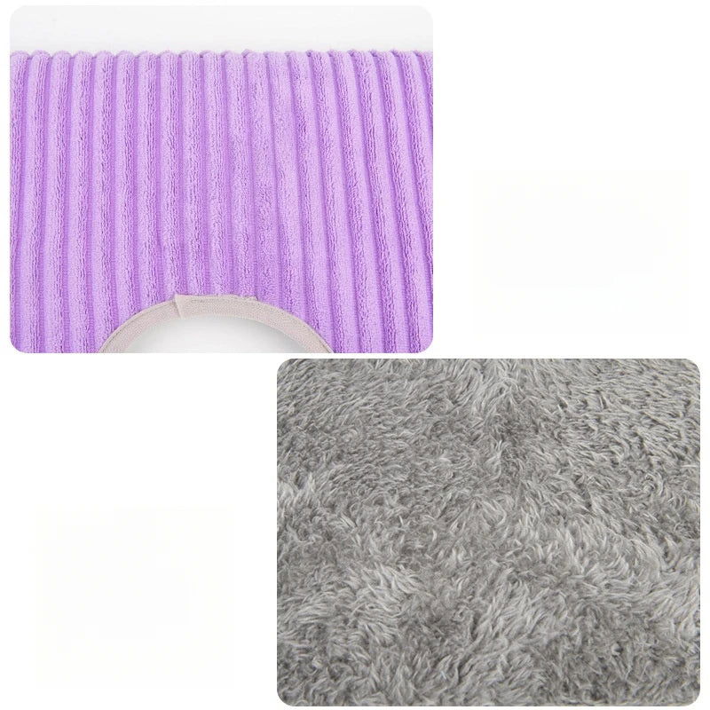 1pc Random Color Winter Warm Thick Plush Tunnel Hammock for Small Pet Hamsters, Ferrets, Squirrels, Sugar Gliders, Chinchillas - Slobuy