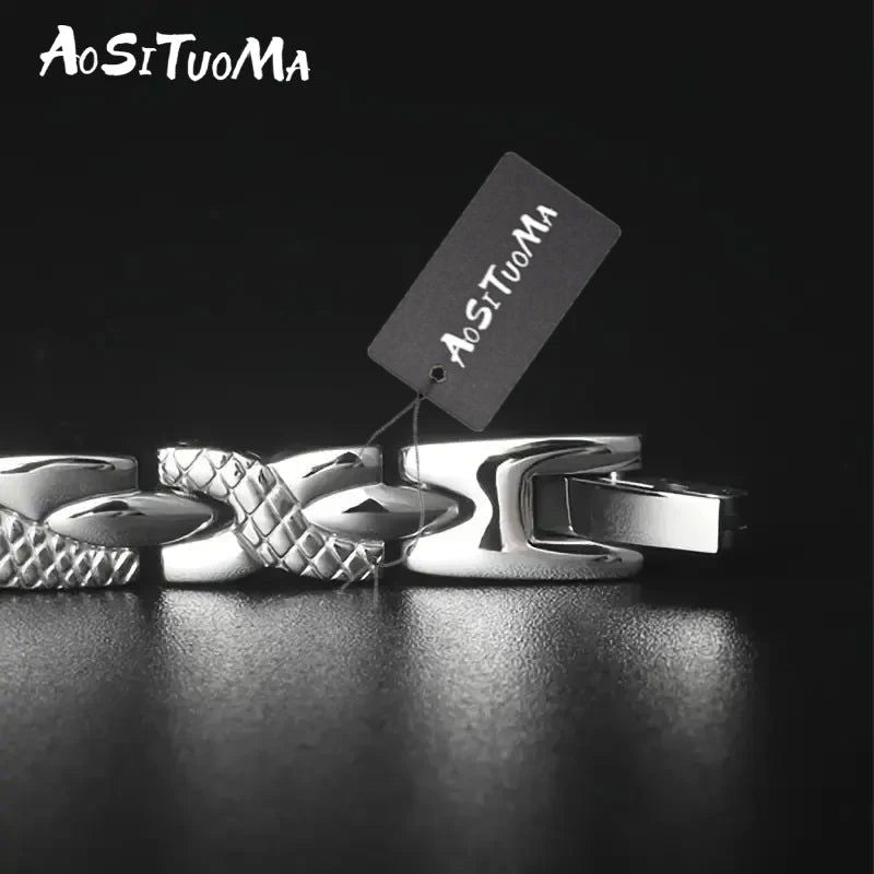 1pc Snake Dragon Pattern Magnetic Therapy Bracelet Healthy Weight Loss Bracelet Sports Bracelet Luxury Jewelry For Women MenGif - Slobuy