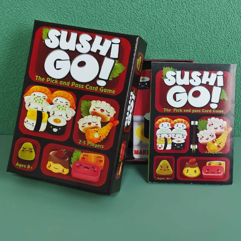 1pc "Sushi Go" Family Gathering Game Card,Fun Card Game,Party Board Games - Slobuy