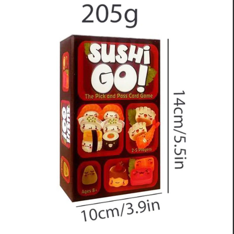 1pc "Sushi Go" Family Gathering Game Card,Fun Card Game,Party Board Games - Slobuy