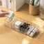 1pc Transparent Plastic 7Grids Desktop Data Cable Storage Box MobilePhone Charger Charging Cable Finishing Box Divided Grid Box - Slobuy