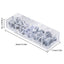 1pc Transparent Plastic 7Grids Desktop Data Cable Storage Box MobilePhone Charger Charging Cable Finishing Box Divided Grid Box - Slobuy