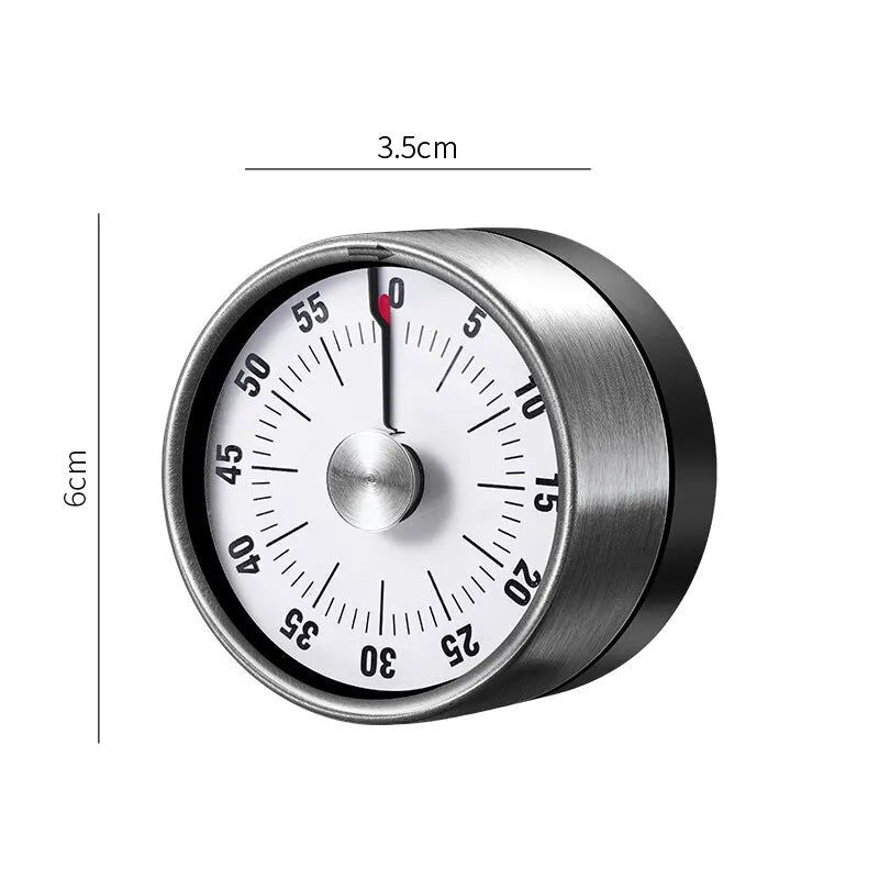1pc Visual Timer Mechanical Countdown Timers Kitchen Classroom Baking Clock For Teaching Meeting Cookin Working - Slobuy