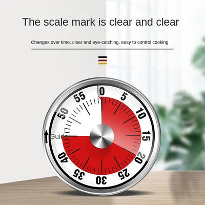 1pc Visual Timer Mechanical Countdown Timers Kitchen Classroom Baking Clock For Teaching Meeting Cookin Working - Slobuy