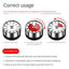 1pc Visual Timer Mechanical Countdown Timers Kitchen Classroom Baking Clock For Teaching Meeting Cookin Working - Slobuy