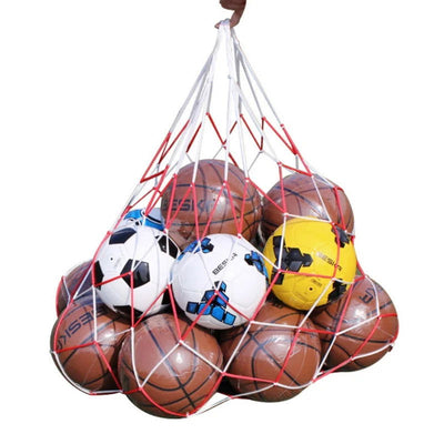1pcs 10 Balls Carry Net Bag outdoor sporting Soccer Net Portable Sports Equipment Basketball Volleyball ball net bag - Slobuy