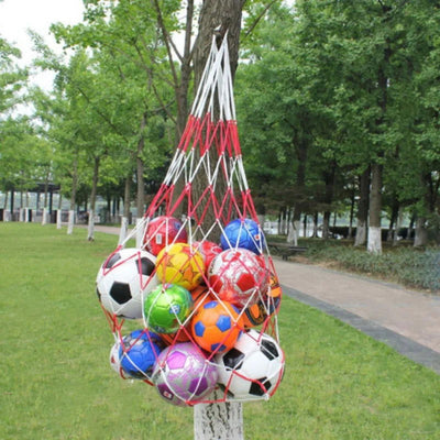 1pcs 10 Balls Carry Net Bag outdoor sporting Soccer Net Portable Sports Equipment Basketball Volleyball ball net bag - Slobuy