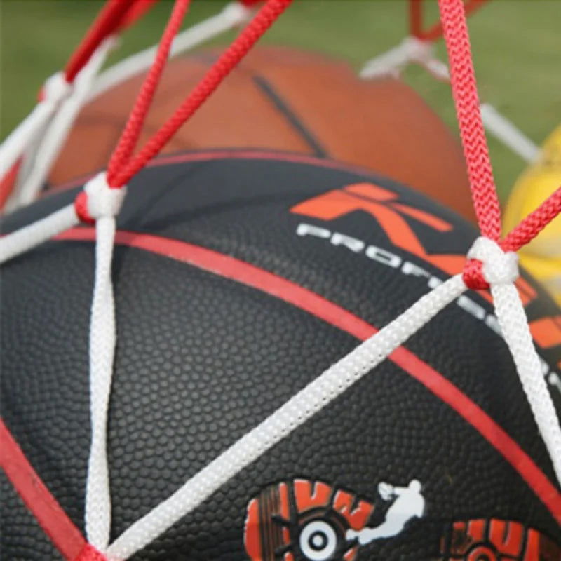 1pcs 10 Balls Carry Net Bag outdoor sporting Soccer Net Portable Sports Equipment Basketball Volleyball ball net bag - Slobuy
