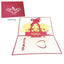 1pcs 3D Pop Up Greeting Cards With Envelope Laser Cut Post Card For Birthday Christmas Valentine' Day Party Wedding Decoration - Slobuy