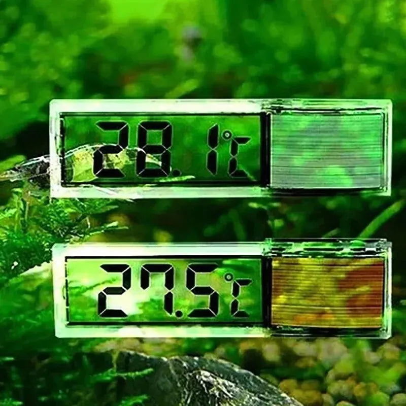 1pcs Aquarium Thermometer Electronic LCD Digital Fish Tank Temperature Measurement Fish Tank Temp Meter Aquarium Accessories - Slobuy
