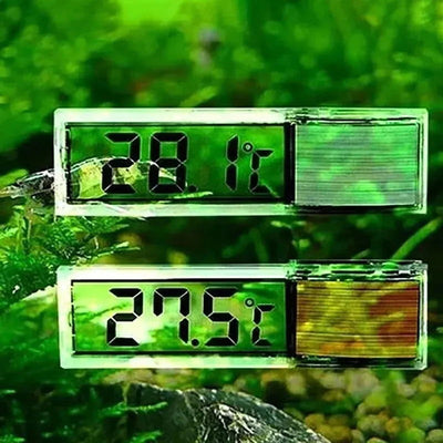 1pcs Aquarium Thermometer Electronic LCD Digital Fish Tank Temperature Measurement Fish Tank Temp Meter Aquarium Accessories - Slobuy