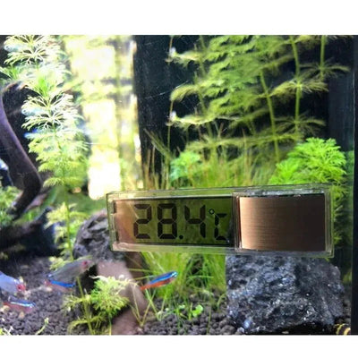 1pcs Aquarium Thermometer Electronic LCD Digital Fish Tank Temperature Measurement Fish Tank Temp Meter Aquarium Accessories - Slobuy
