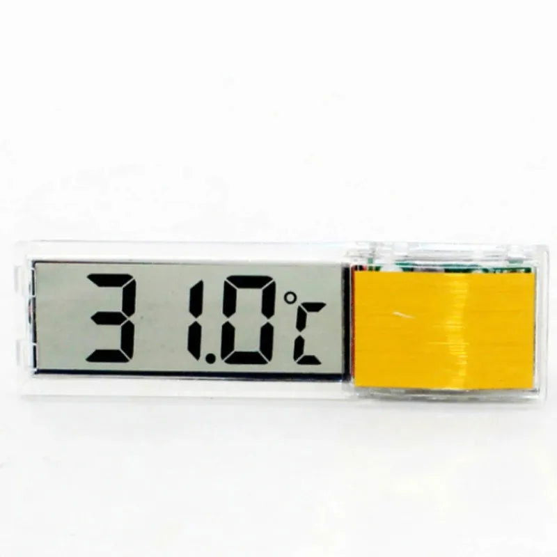 1pcs Aquarium Thermometer Electronic LCD Digital Fish Tank Temperature Measurement Fish Tank Temp Meter Aquarium Accessories - Slobuy