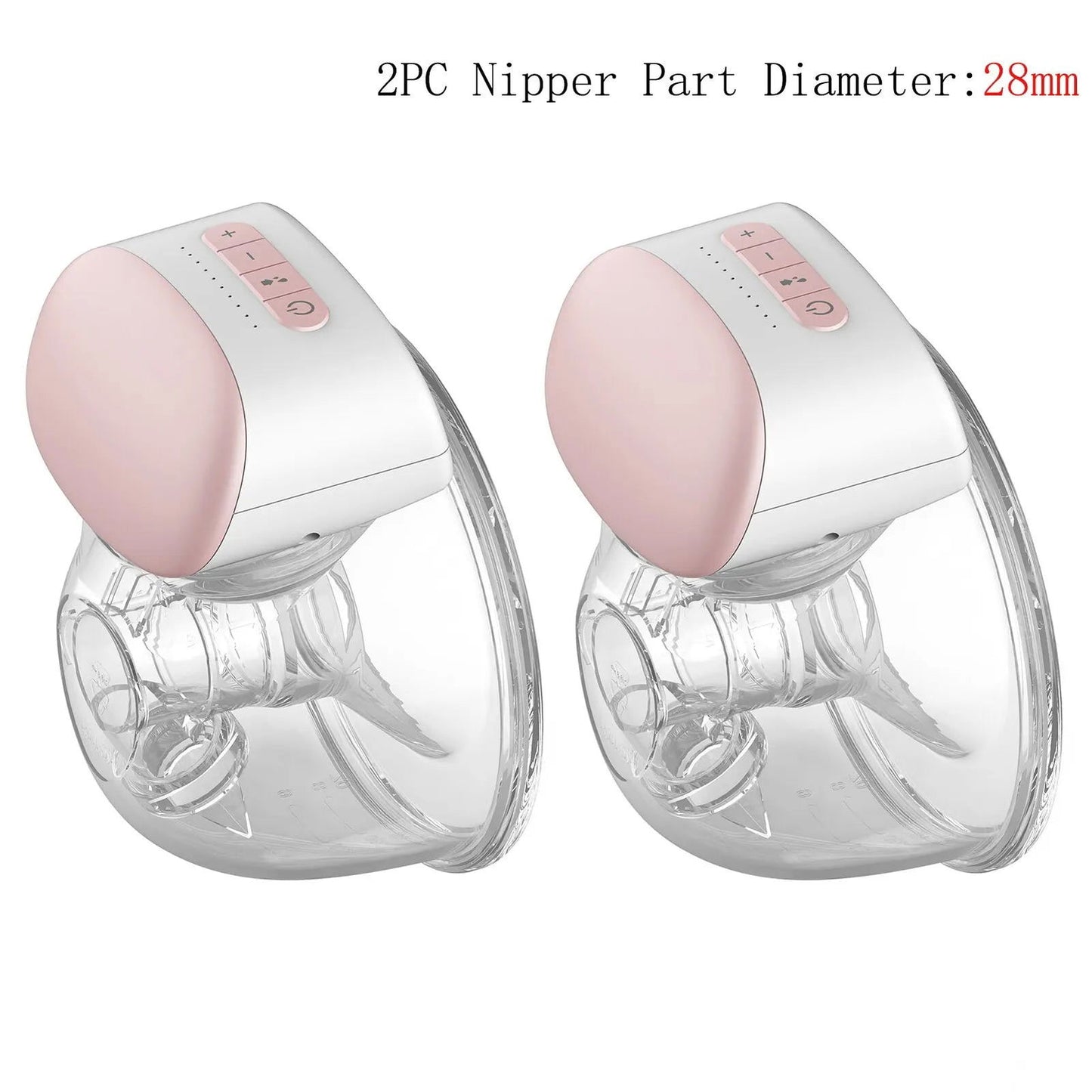 2/1pcs BB-P1 Wearable Breast Pump Hands Free Electric Portable Wearable Breast Pumps BPA-free Breastfeeding Milk Collector - Slobuy