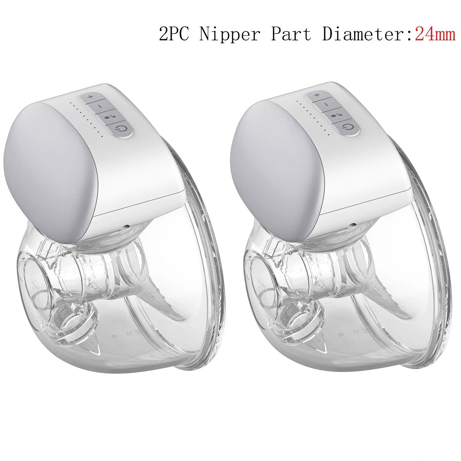2/1pcs BB-P1 Wearable Breast Pump Hands Free Electric Portable Wearable Breast Pumps BPA-free Breastfeeding Milk Collector - Slobuy