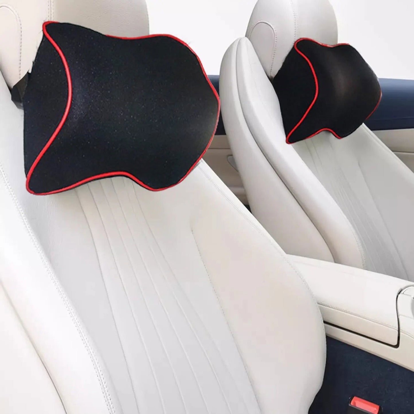 1pcs Car Neck Headrest Pillow Accessories Cushion Auto Seat Head Support Neck Protector Automobiles Seat Neck Rest Memory Cotton - Slobuy