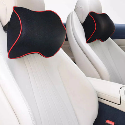 1pcs Car Neck Headrest Pillow Accessories Cushion Auto Seat Head Support Neck Protector Automobiles Seat Neck Rest Memory Cotton - Slobuy