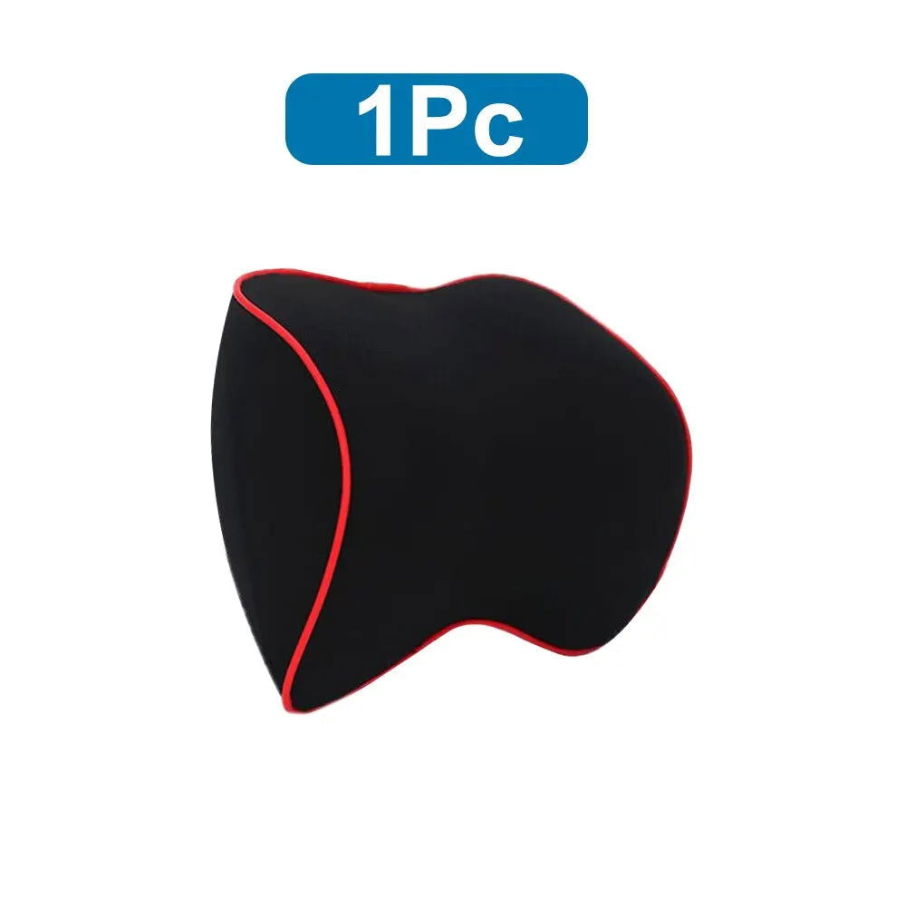 1pcs Car Neck Headrest Pillow Accessories Cushion Auto Seat Head Support Neck Protector Automobiles Seat Neck Rest Memory Cotton - Slobuy
