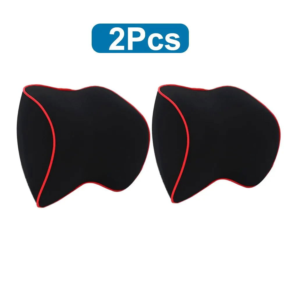 1pcs Car Neck Headrest Pillow Accessories Cushion Auto Seat Head Support Neck Protector Automobiles Seat Neck Rest Memory Cotton - Slobuy