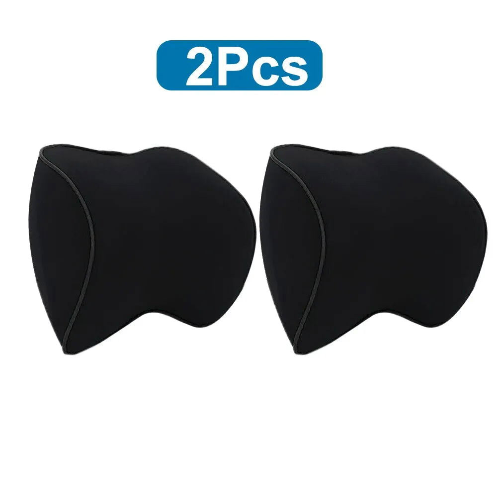 1pcs Car Neck Headrest Pillow Accessories Cushion Auto Seat Head Support Neck Protector Automobiles Seat Neck Rest Memory Cotton - Slobuy