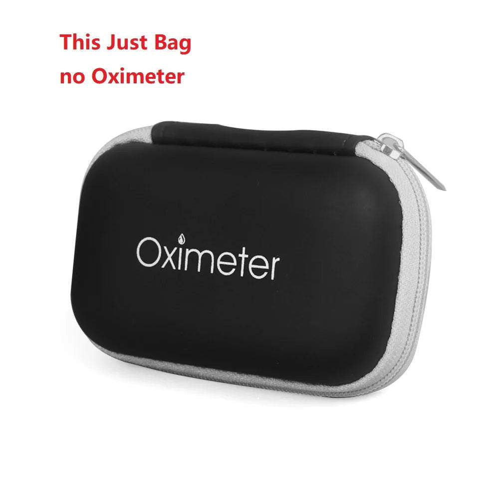 1pcs Digital Finger Oximeter Family OLED Pulse Cximeter Display Oxymeter Fingertip Health Diagnostic Monitor Or 1pcs Just Bag - Slobuy