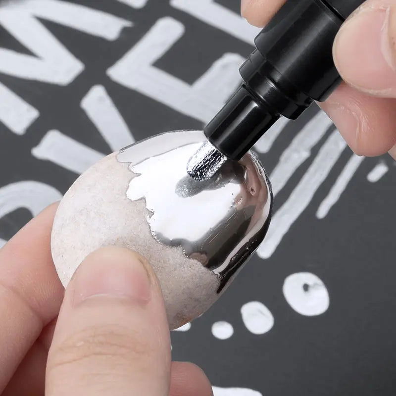 3/1pcs Mirror Marker Pen 2mm DIY Reflective Paint Pens Mirror Markers Chrome Gold SILVER Marker Car Styling Art Craftwork - Slobuy