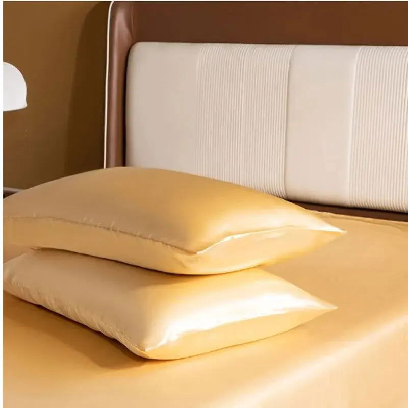 1pcs Pillowcase for Hair and Skin, Silk Satin Pillowcase Pillow Cases Set of Silky Pillow Cover with Envelope Closure - Slobuy