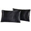 2-piece Pure Emulation Silk Satin Pillowcase Comfortable Pillow Cover Pillowcase For Bed Throw Single Pillow Covers - Slobuy