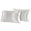 2-piece Pure Emulation Silk Satin Pillowcase Comfortable Pillow Cover Pillowcase For Bed Throw Single Pillow Covers - Slobuy