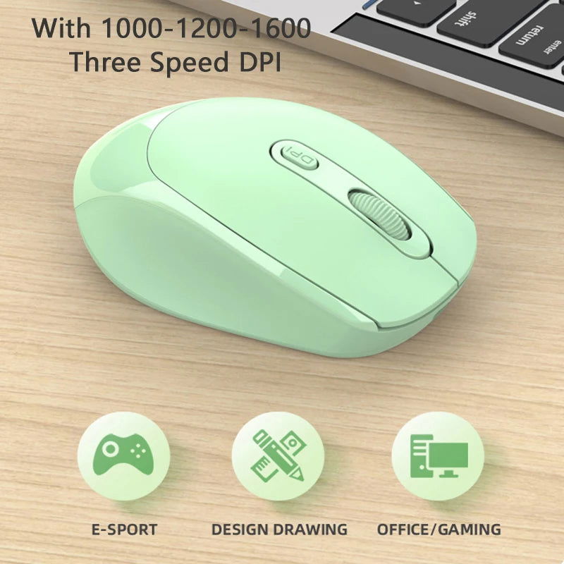 2.4GHz Wireless Mouse Optical Mice with USB Receiver 1600DPI 4 Buttons Mouse For Pad Computer PC Laptop Accessories Mouse Gamer - Slobuy