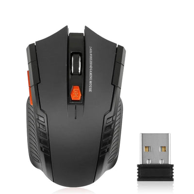 2.4G Wireless Mouse 1600DPI Optical Mouse Gamer for Computer 6 Buttons Wireless Mice with USB Receiver for PC Laptop Accessories - Slobuy