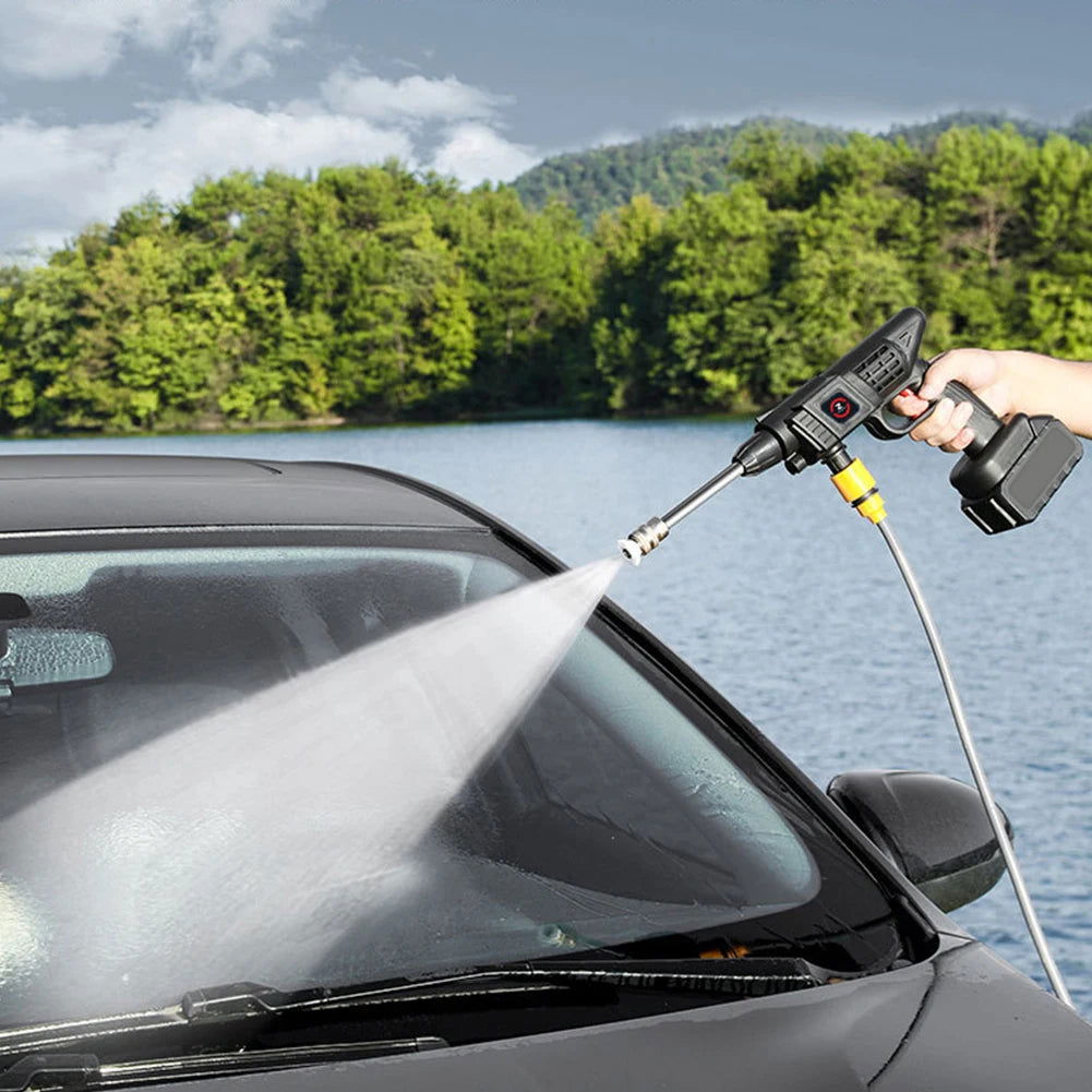 200W 50Bar Cordless High Pressure Car Washer Spray Water Gun 20000mAh Battery Foam Generator Car Washing Machine for Home - Slobuy